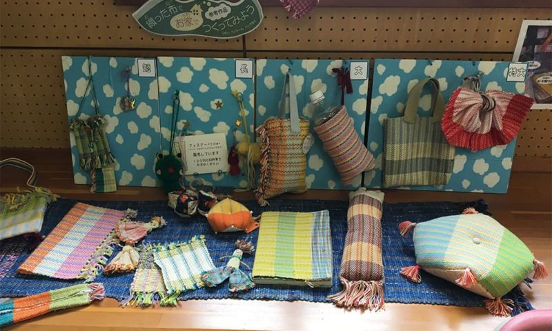 「織った布でお家で作ってみよう」の参考作品